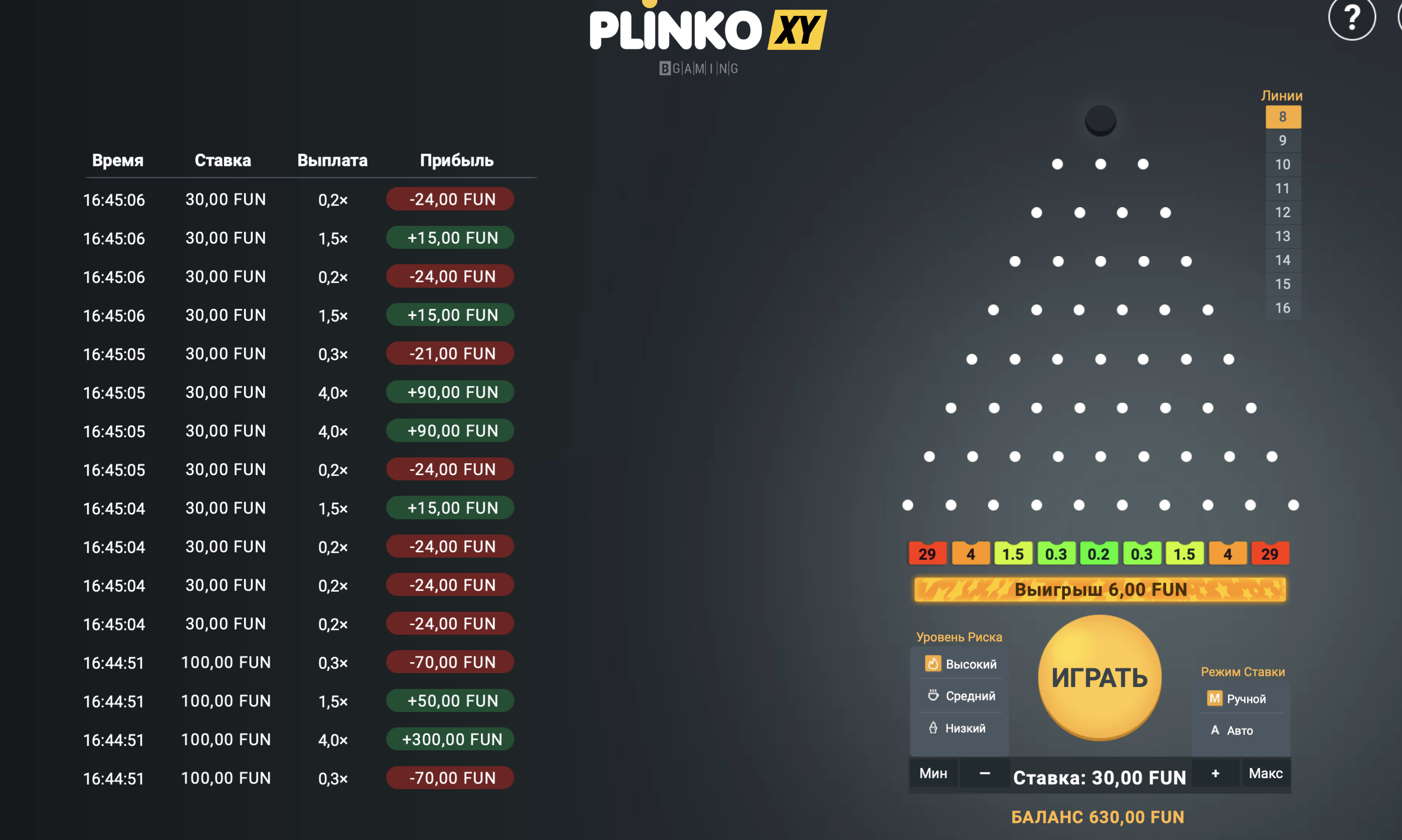 Процесс игры